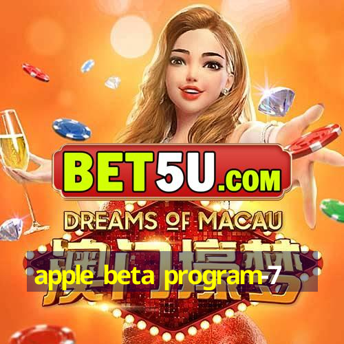 apple beta program